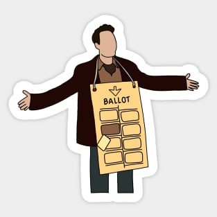 Hanging Chad Halloween Costume Sticker